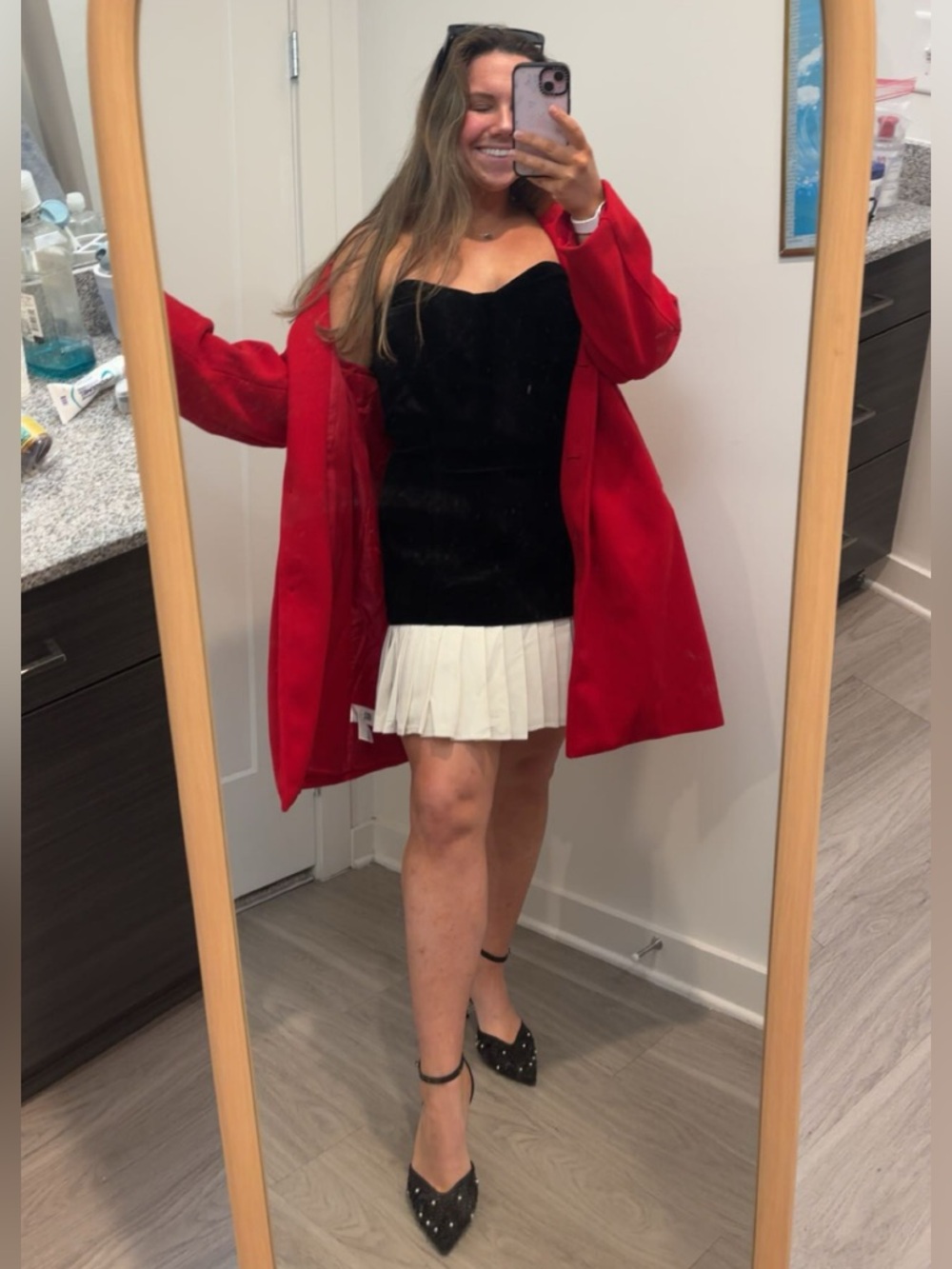 Velvet Bustier Mini Dress